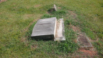 Broken headstone Eggleston - Old - Lot # 41.JPG