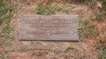Henry Brittain Stokes footstone - Old - Lot # 60.JPG