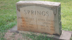 James Wesley and Ethel Collins Spirngs - Old - Lot # 49.JPG