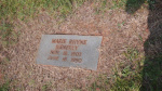 Marie Rhyne McNeely footstone - Old - Lot# 36.JPG