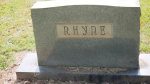 Rhyne headstone - Old - Lot# 36.JPG
