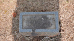 Ruby Lee Primm footstone - Old - Lot# 19.JPG