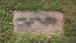 James Henry Springs footstone.JPG