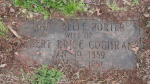 Mary Bell Porter Cochrane footstone New Lot# B-1.JPG