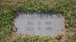 William Alexander Springs footstone.JPG